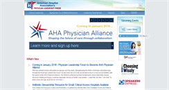 Desktop Screenshot of ahaphysicianforum.org